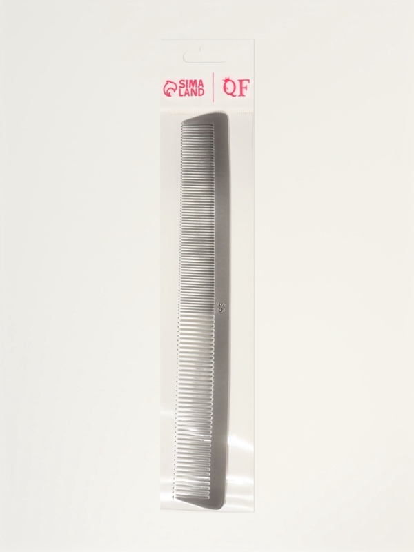 Расческа комбинированная 21,5*3см металл пакет QF