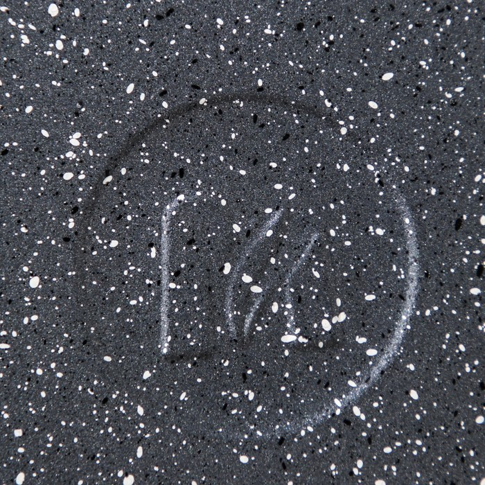 Сковорода &laquo;Гранит ВОК&raquo;, d=28 см, съёмная ручка, стеклянная крышка, антипригарное покрытие, цвет серый