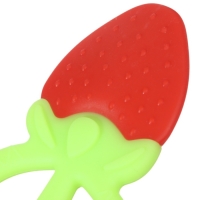 Прорезыватель силиконовый &laquo;Клубничка&raquo;, Крошка Я