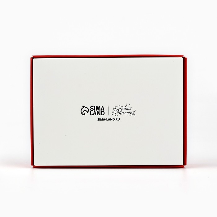 Коробка складная под 6 конфет &laquo;Я тебя люблю!&raquo;, 13,5 х 9,8 х 3,8 см