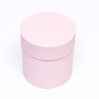 Набор круглых подарочных коробок 5 в 1 &laquo;Кофе с молоком&raquo;, 20 &times; 20 ‒ 14 &times; 14 см