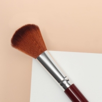 Кисть для макияжа, 14 (&plusmn; 1) см, цвет коричневый