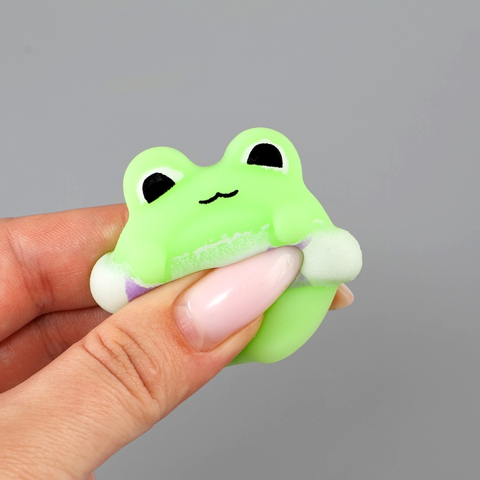 Сквиш антистресс мялка &laquo;Лягушка&raquo;с кругом