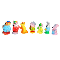 Набор резиновых игрушек &laquo;Теремок&raquo;, 7 шт.