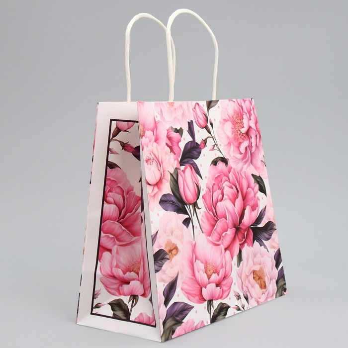 Пакет подарочный, упаковка, &laquo;Нежность в душе&raquo;, 22 х 22 х 11 см