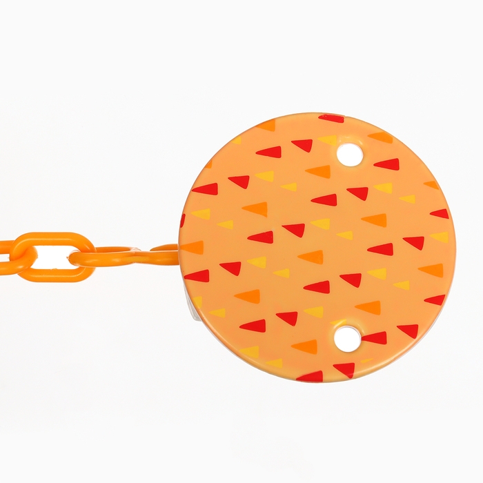 Набор: Соска - пустышка с держателем &laquo;Черепаха&raquo;, анатомическая +6 мес, цвет желтый