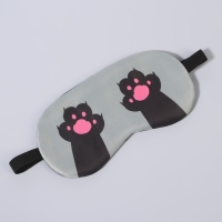 Маска для сна &laquo;ЛАПКИ&raquo;, 19,5 &times; 9,5 см, резинка одинарная, цвет МИКС