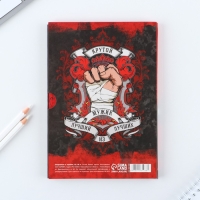 Ежедневник в мягкой обложке А5, 80 л, в подарочной коробке &laquo;Мужик 100%&raquo;