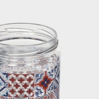 Банка стеклянная для сыпучих продуктов &laquo;Мозаика&raquo;, 660 мл