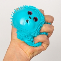 Мяч детский резиновый ёжка световой &laquo;Зверята&raquo;, цвета МИКС, в шоубоксе