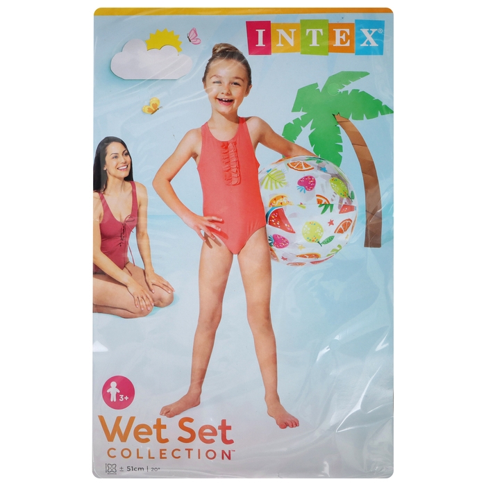 Мяч пляжный &laquo;Узоры&raquo;, d=51 см, от 3 лет, цвет МИКС, 59040NP INTEX