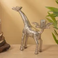 Подсвечник "Жираф" алюминий 22,5х11,5х23 см