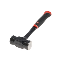 Кувалда ТУНДРА ПРОФИ, цельнокованая, двухкомпонентная рукоятка, магнит, 1.5 кг