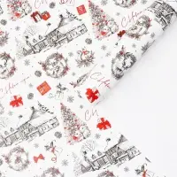 Упаковочная бумага на новый год &laquo;Новогодний шик&raquo;, 70 х 100 см, глянцевая