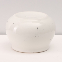 Сервиз фарфоровый чайный Доляна &laquo;Млечный путь&raquo;, 15 предметов: 6 чашек 220 мл, 6 блюдец d=13,5 см, молочник 300 мл, сахарница 350 мл, чайник 1000 мл, цвет белый