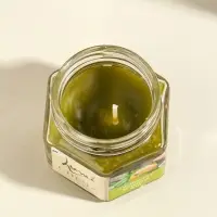 Свеча ароматическая в банке 70 гр воска, грейпфрут+зелёный чай