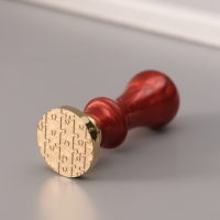 Печать для сургуча с пластиковой ручкой "Пазл" 6,3х2,5х2,5 см