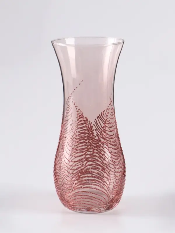 Ваза &laquo;Тодес&raquo; волна, h=26 см, стекло, светло-розовая
