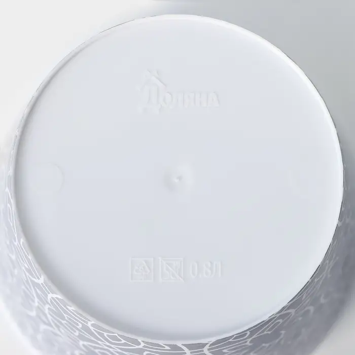 Горшок для цветов Доляна &laquo;Кракле&raquo;, 800 мл, цвет серый