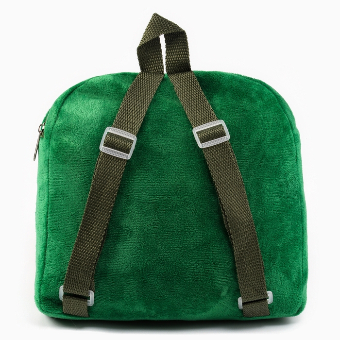 Новый год. Рюкзак детский новогодний &laquo;Змейка у ёлки&raquo;, 24х24 см