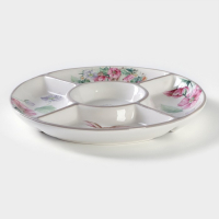 Менажница 5 ячеек Доляна &laquo;Зайка&raquo;, d=26 см