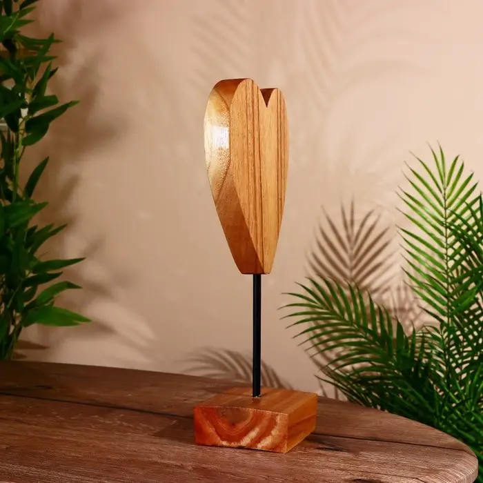 Сувенир "Сердце" на подставке, джампинис 20х10х35 см