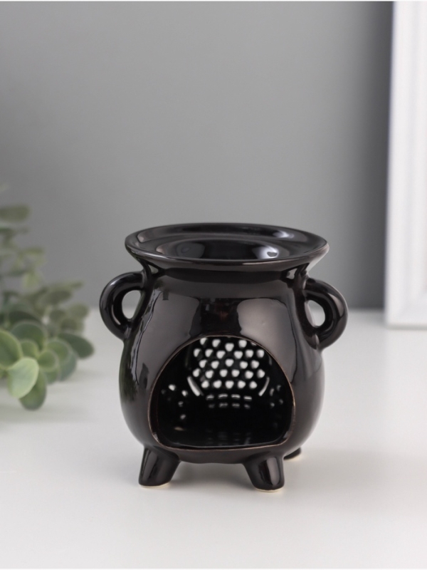 Аромалампа керамика "Совушка и цветочки" МИКС 8,5х10х9,5 см