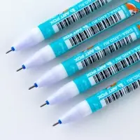 Ручка пластик пиши-стирай с колпачком &laquo;Корги&raquo;, синяя паста, гелевая 0,5 мм