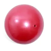 Мяч для художественной гимнастики Металлик с блестками, диаметр 19см, цвет красный