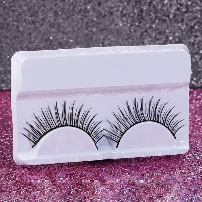 Ресницы накладные &laquo;Натурель&raquo;, 12 мм, без клея, цвет чёрный