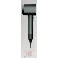 Фен WELLT A01 WELLAIR, 1600 Вт, 5 насадок, 3 скорости, 4 темп. режима, ионизация, серый