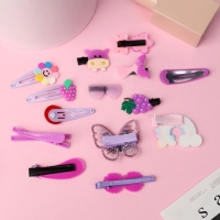 Набор для волос "Маленькие радости" (14 шт) бабочка, сиреневый