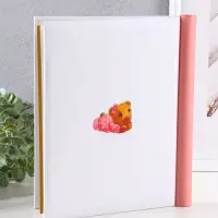 Фотоальбом "Мой малыш", розовый,  10 "магнитных"листов 23X28см, пер-т внутр.спираль