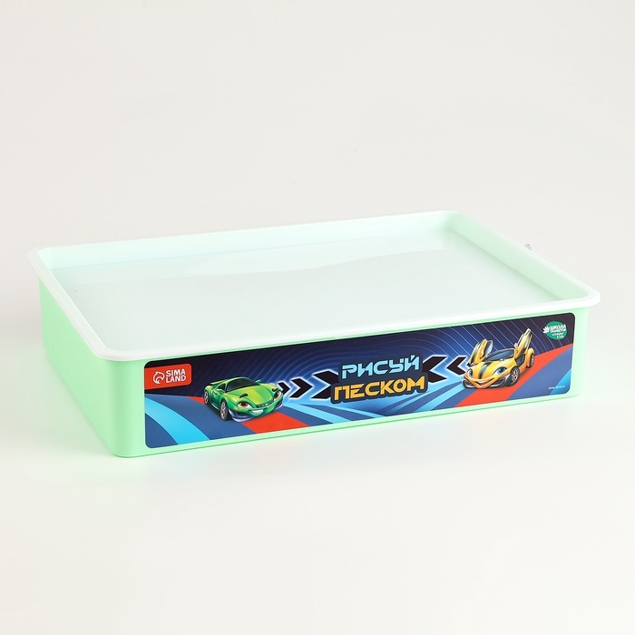 Планшет &laquo;Рисование песком&raquo;, 27 х 39 см, песок 1 кг, трафарет, набор для творчества