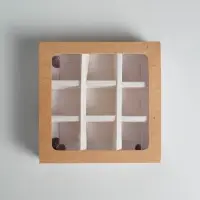 Коробка для конфет, кондитерская упаковка, 9 ячеек, Special for you, 14.5 х 14.5 х 3.5 см