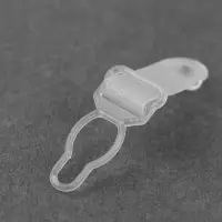 Застёжка для чулок, 12 мм, 4 шт., прозрачная