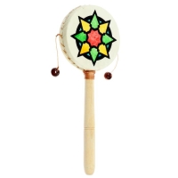 Сувенирный музыкальный инструмент "Клон тонг цветок" 20х2х8 см