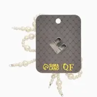 Обвес на штаны "Бантики", цвет белый в серебре