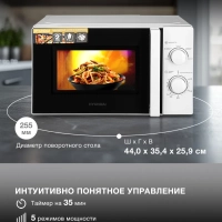 Микроволновая Печь HYM-M2068 20л. 700Вт белый