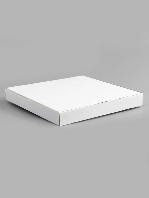Коробка для пиццы, белая, 32 х 32 х 4 см