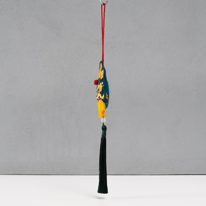 Подвеска-саше текстиль "Дракон" чёрная 2х7,5х24 см