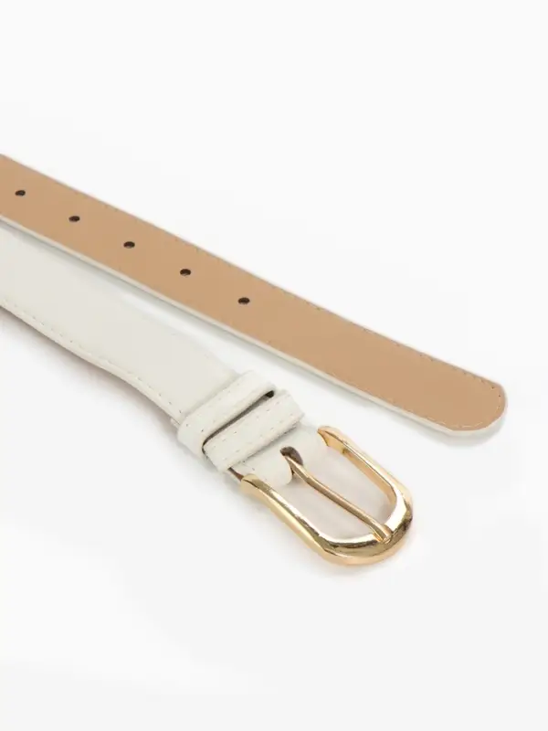 Ремень жен 05-01-01-01, Март2511, 2,8*0,3*110 см, без винта, пряж золото, 1 прокол,