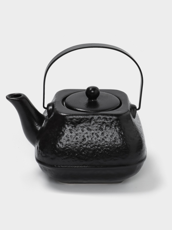 Чайник заварочный с ситом 0,85 л, Magistro Black Swan, черный