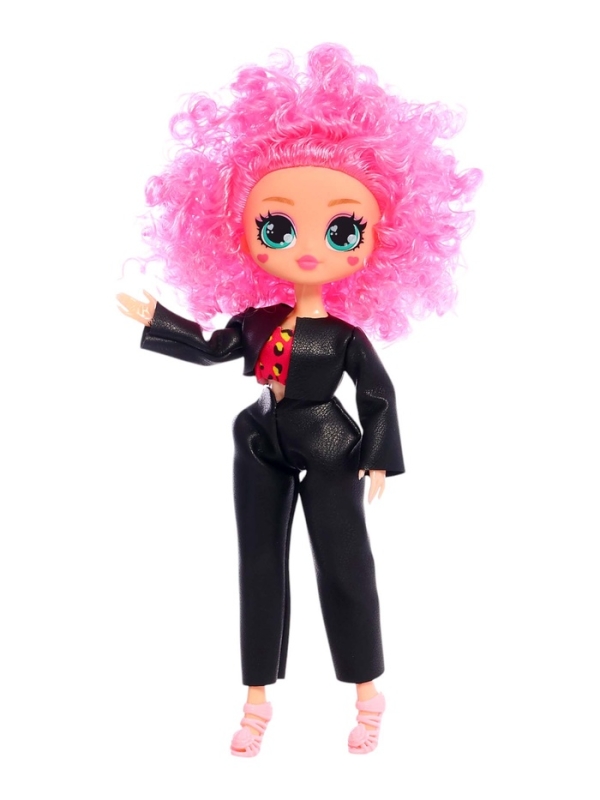 Кукла &laquo;Кудряшка Рина&raquo;, шарниры в руках, розовый