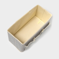 Органайзер для мелочей Доляна &laquo;Европа&raquo;, 3 кармана, 25&times;15&times;12 см, цвет бежевый