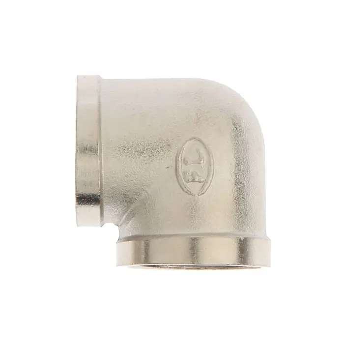 Угол ZEIN, 3/4", внутренняя резьба, никелированная латунь