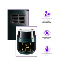 Аэрогриль электрический с решеткой КТ-2222 - 3.3 л - 1500 Вт