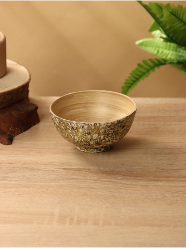 Миска 12х12х6 см, бамбук