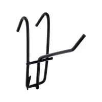 Крючок на сетку одинарный, d=3мм, L=5 см, цвет чёрный