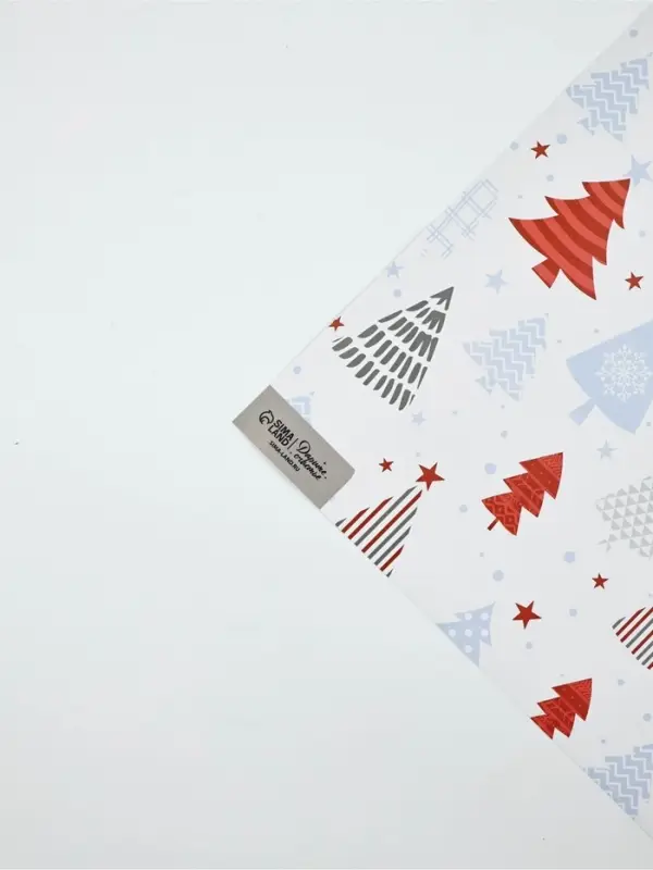 Набор упаковочной бумаги &laquo;Новогодний узор&raquo;,4 листа, 70 &times; 100 см